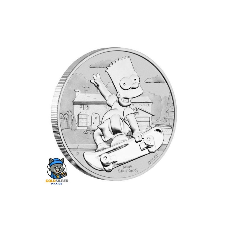 1 Unze Silber Bart Simpson BU