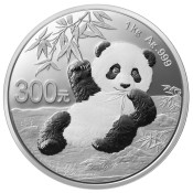 1 kg Kilo Silber China Panda 2019 PP BOX