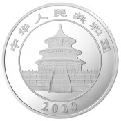 China Panda 2019 1 kilo kg  Silber Silbermünze PP