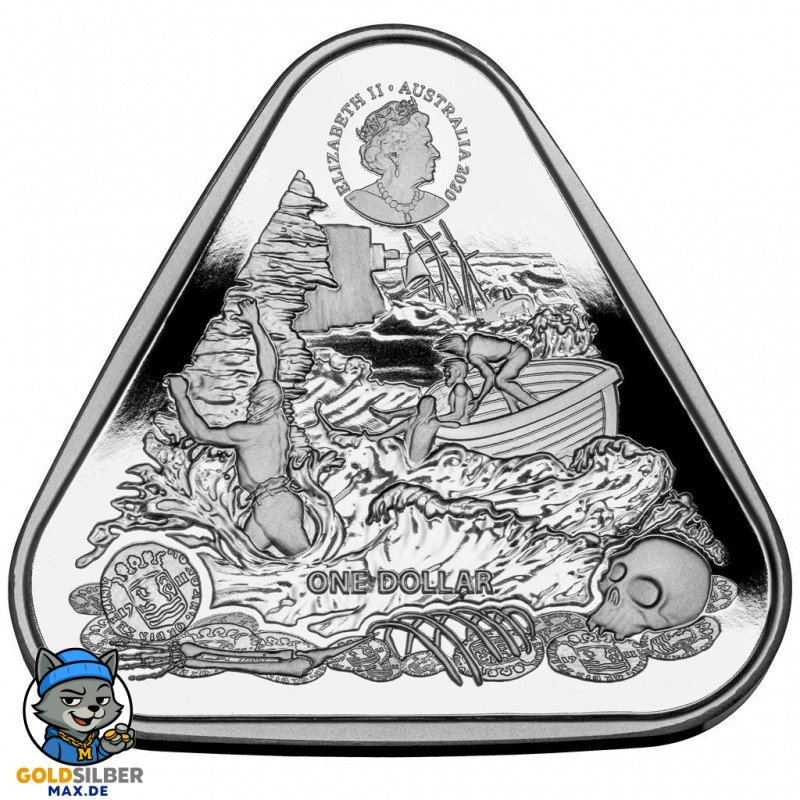 1 Unze Silber  2020 Zuytdorp Schiffswrack Australien