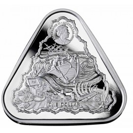 1 Unze Silber  2020  Gilt Dragon Schiffswrack Australien