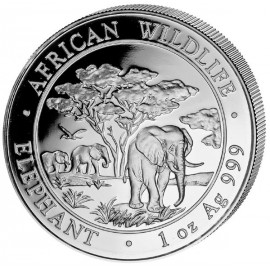 1 Unze Silber Somalia Elefant 2012