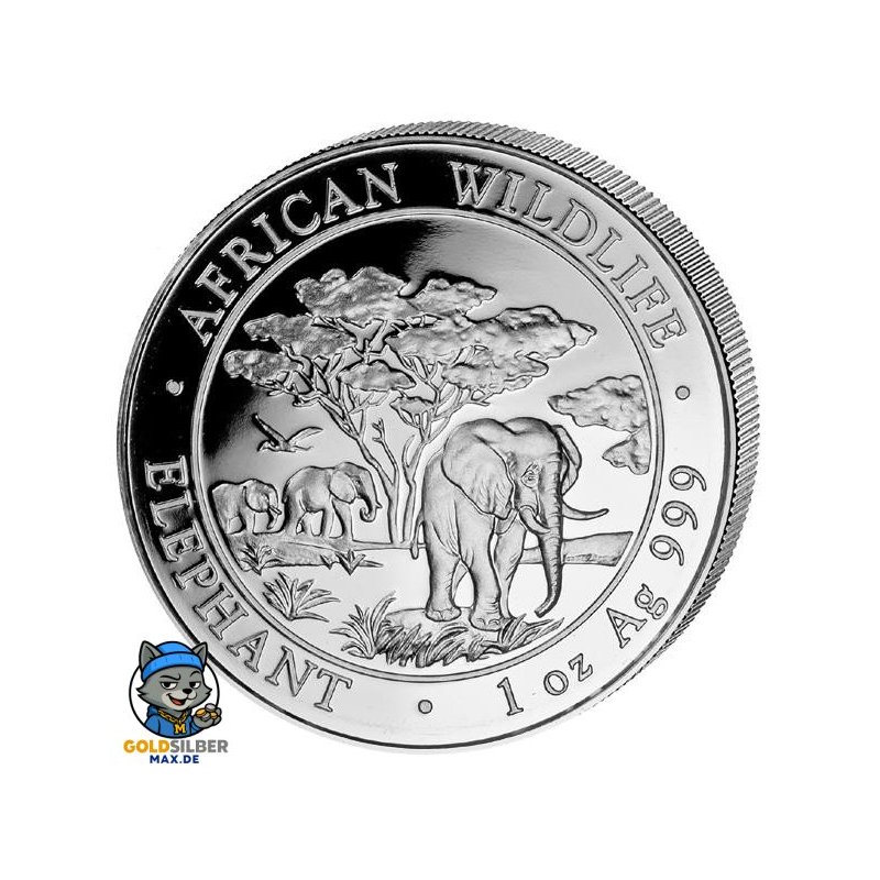 1 Unze Silber Somalia Elefant 2012