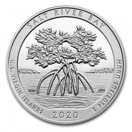 5 Unze Silber 2020 5 oz Silver ATB  Salt River Bay, U.S. Virgin Islands