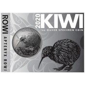 1 unze 1oz Silber Silbermünze Kiwi 2019 Blister