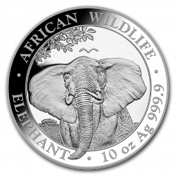 18,85 oz First Struck Set Silber Somalia Elefant 2021
