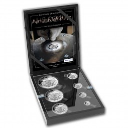 18,85 oz First Struck Set Silber Somalia Elefant 2021