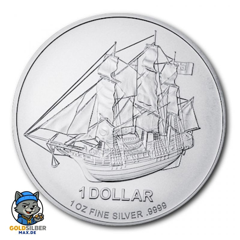 Silber Cook Islands 2015  1oz 1 Unze Silber Silbermünze