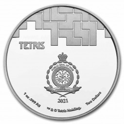 1 Unze oz SILBER  Tetris™ St. Basil's Cathedral 2021 Niue