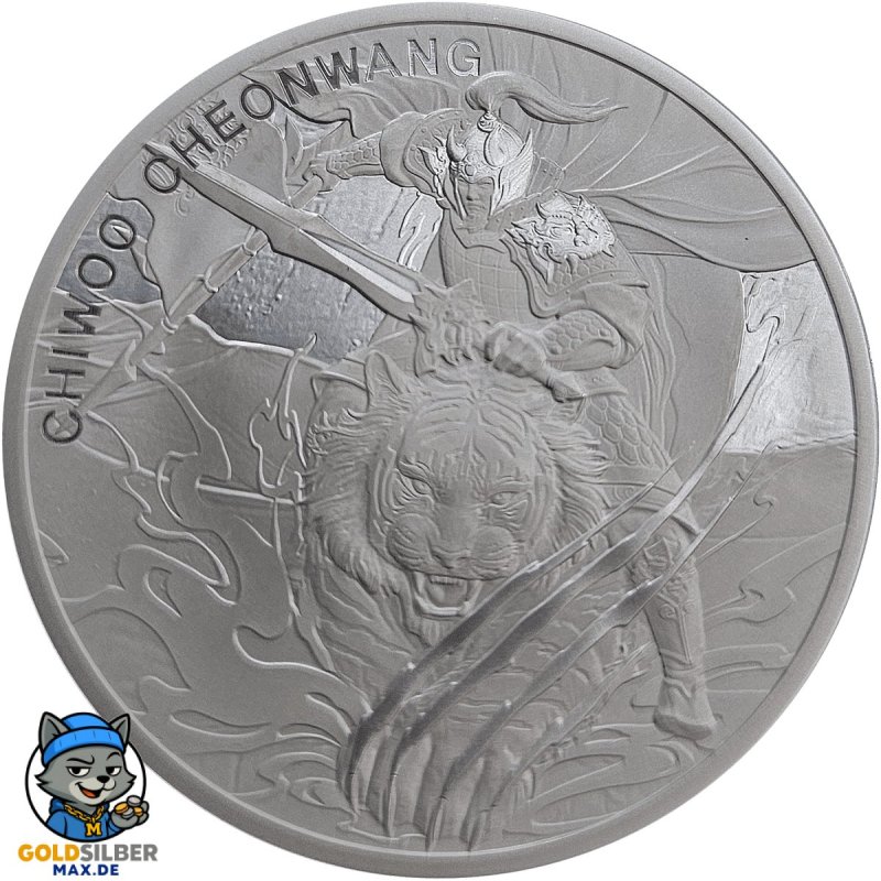 1 Unze Silbermünze Südkorea Chiwoo Cheonwang 2025