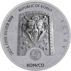 1 Unze Silbermünze Südkorea Chiwoo Cheonwang 2024