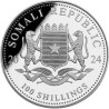 1 Unze Silber Silbermünze Somalia Elefant 2024 Teilvergoldet Gilded