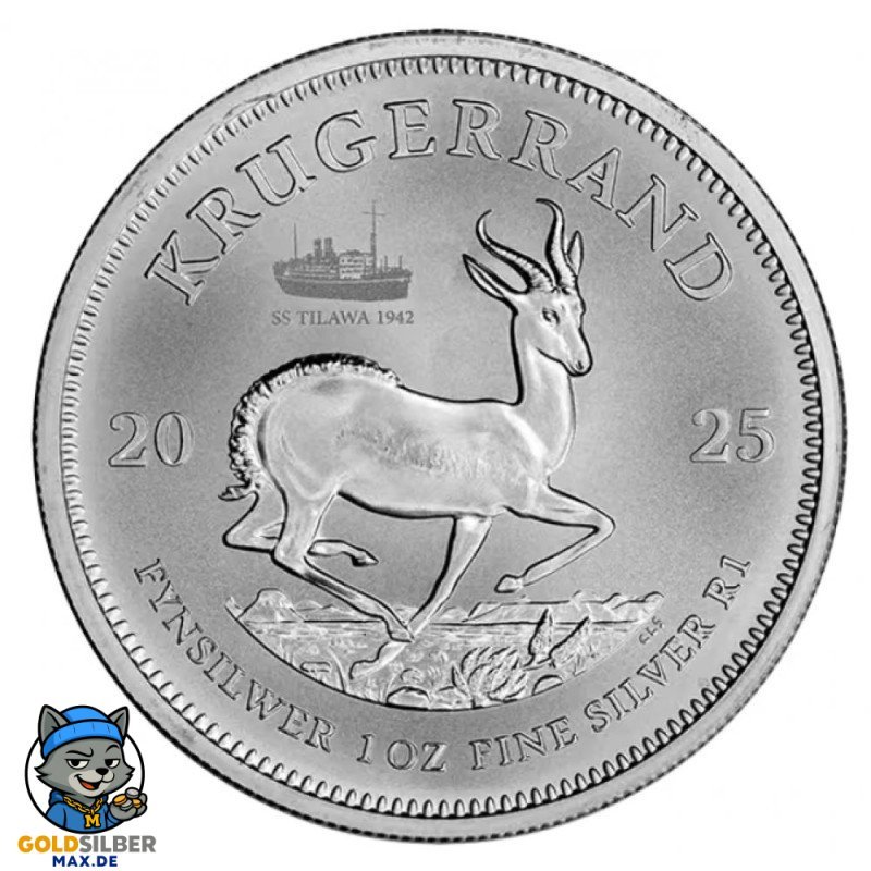 Silber Silbermünze Krügerrand Krugerrand 2025 Privy Tilawa