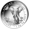 1 Kilo  Silber Silbermünze Somalia Elefant 2025