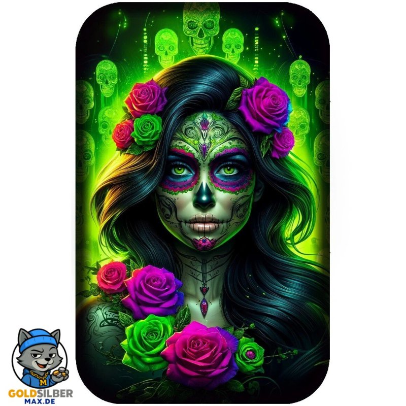 2 Unzen Silber Silbemünze Dia de los Muertos 2025