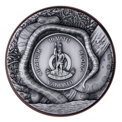 Double Silver Giant „Megalodon“ 2025 – 155 g Bi-Metall (Silber/Kupfer), Antique Finish