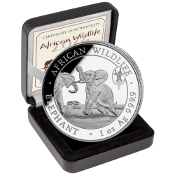 1 Unze Silber Somalia Elefant 2024 wmf