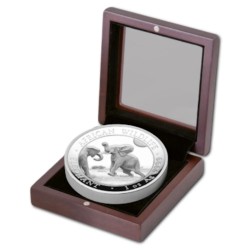 1 Unze Silber Silbermünze Somalia Elefant 2024 High Relief