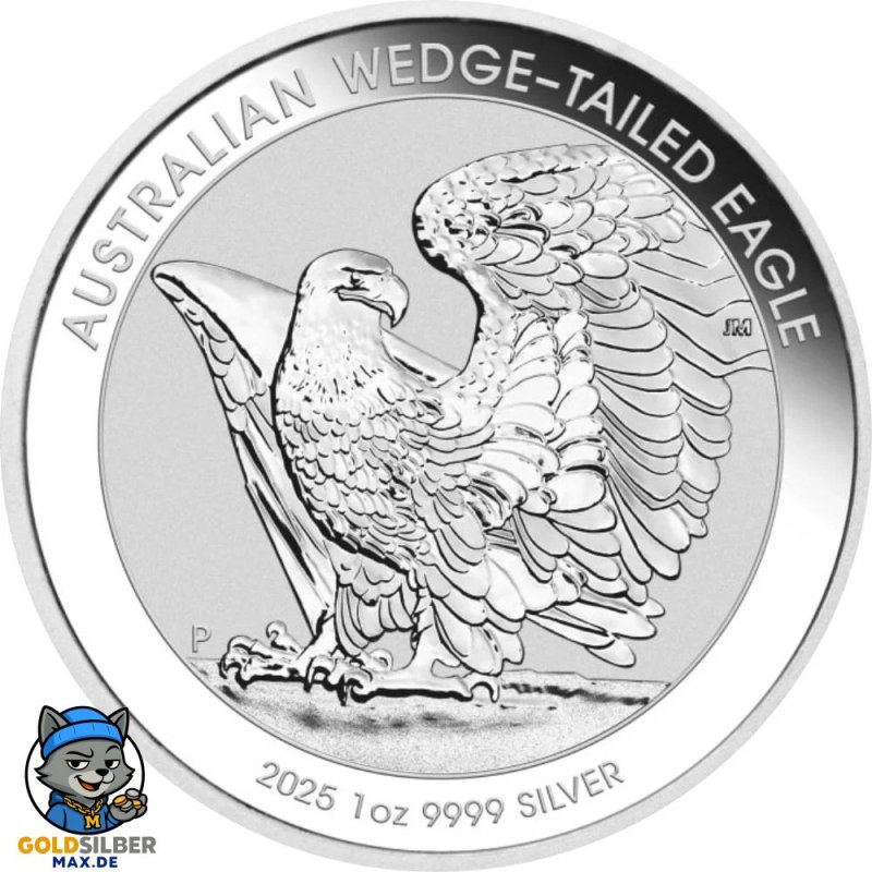1 Unze Silbermünze Wedge-Tailed Eagle 2025