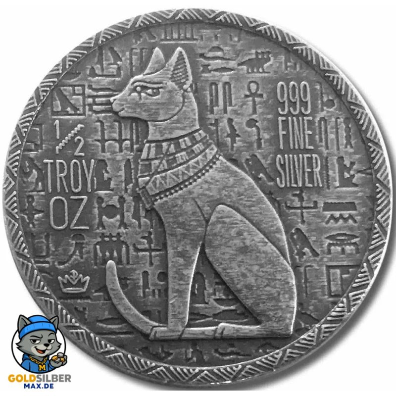 Silber 1/2 Unze Monarch King Tut