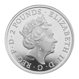 1 Unzen lunar uk dog hund 2018 PP Proof