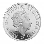 1 Unzen lunar uk dog hund 2018 PP Proof