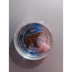 1/2 Unze Silber Polarbär 2018