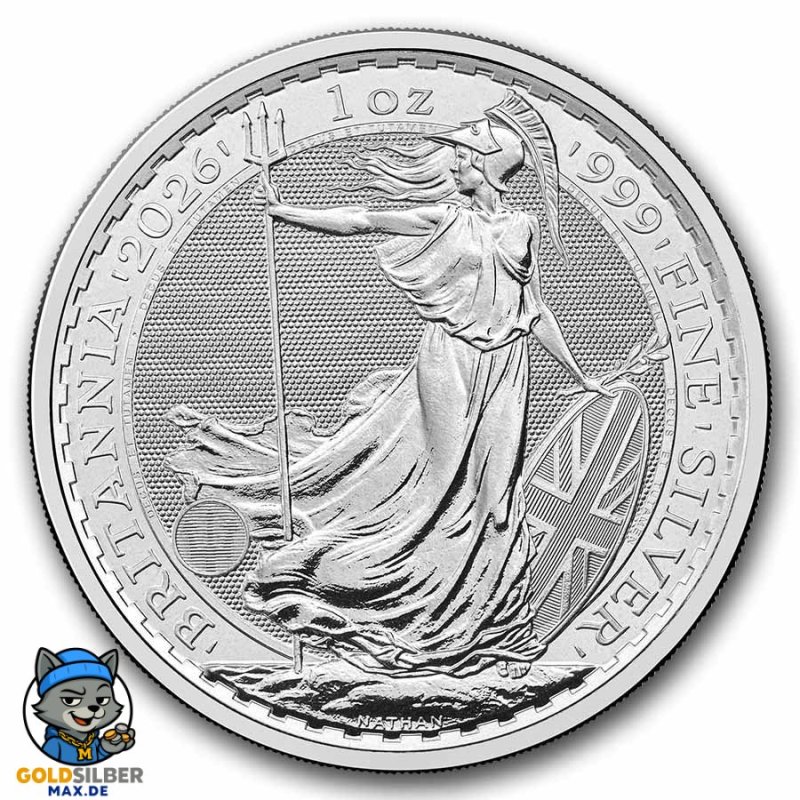 1 Unze Silber Britannia UK 2026