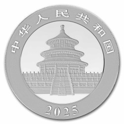 China Panda 2025  30 gr Gramm Silber Silbermünze
