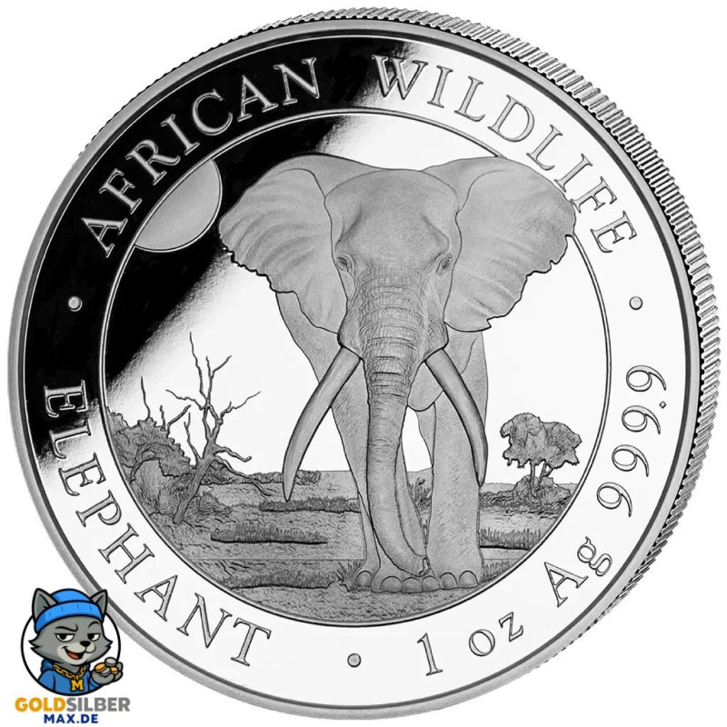 1 Unze Silber Somalia Elefant 2025