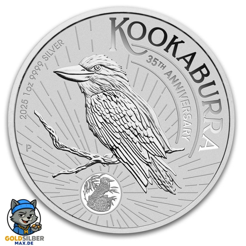 1 Unze Silber Silbermünze Kookaburra 2025