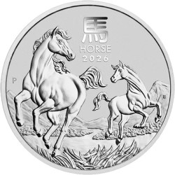 1 Unze Silber Pferd Lunar III 2026