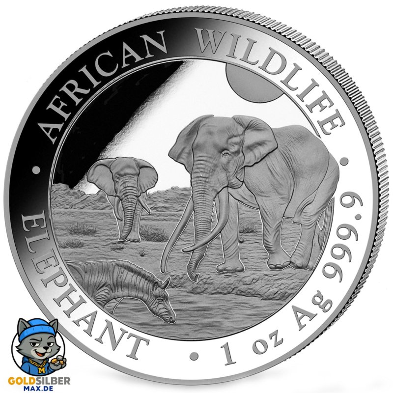 1 Unze Silber Somalia Elefant 2026
