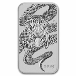 1 Unze Silber Rectangular Dragon Perth Mint