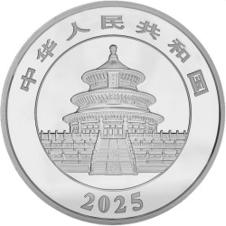 China Panda 2025 1 kilo kg  Silber Silbermünze PP