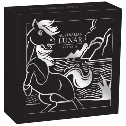 5 oz Unze Silbermünze horse 2026 high relief