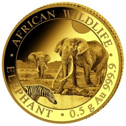 0,5 g Gramm Somalia Elefant Gold 2026