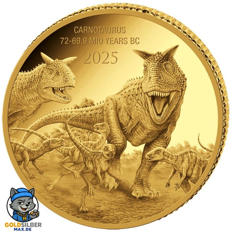 0,5 g Gramm Gold Carnotaurus 2025 PP ARTIKEL