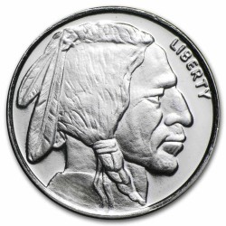 1 Unze Silber Round American  Buffalo