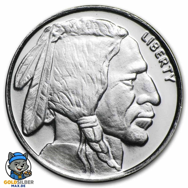1 Unze Silber Round American  Buffalo