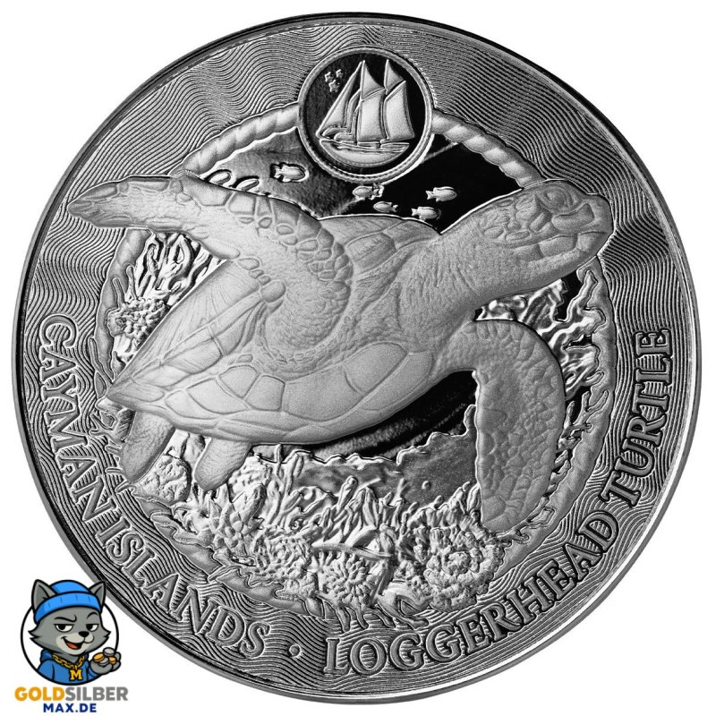 Cayman Island  Loggerhead Turtle 2025 1 oz Silber