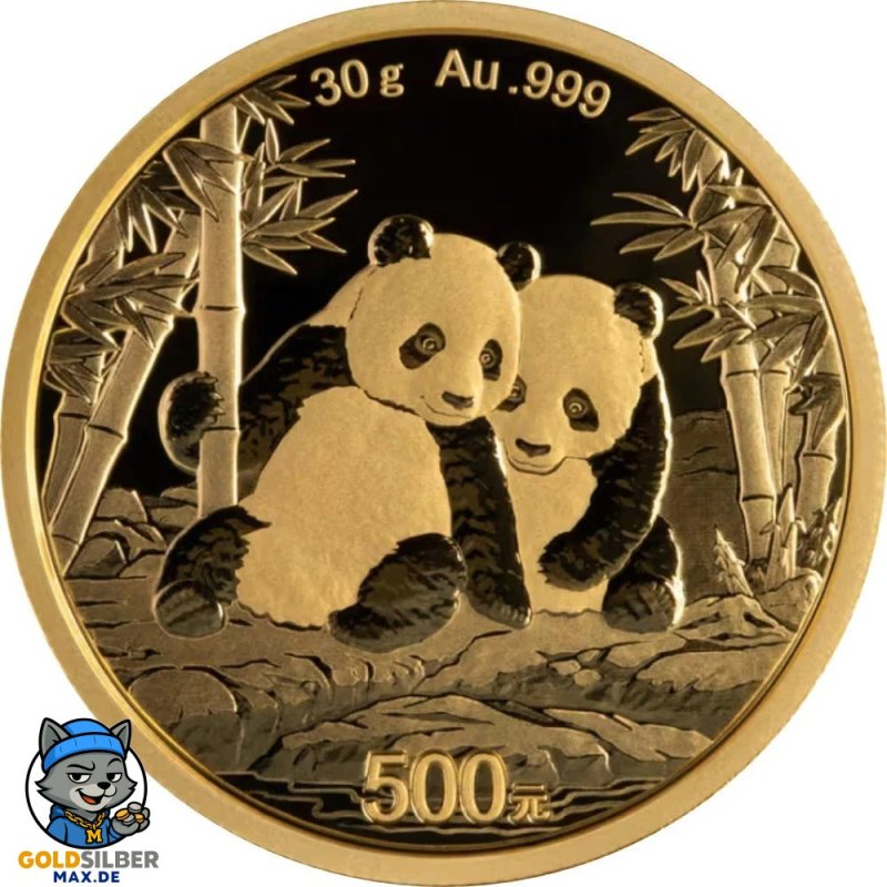 30 gramm g  Unze China Pana Goldmünze 2026