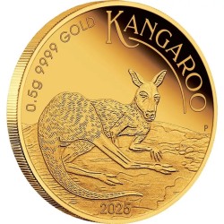 0,5 g Gold Australischer Känguru "Mini Roo" 2025 PP im Blister