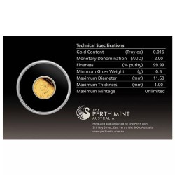 0,5 g Gold Australischer Känguru "Mini Roo" 2025 PP im Blister