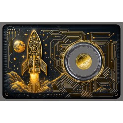 0,5 g Goldmünze Bitcoin PP im Blister