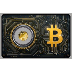 0,5 g Goldmünze Bitcoin PP im Blister