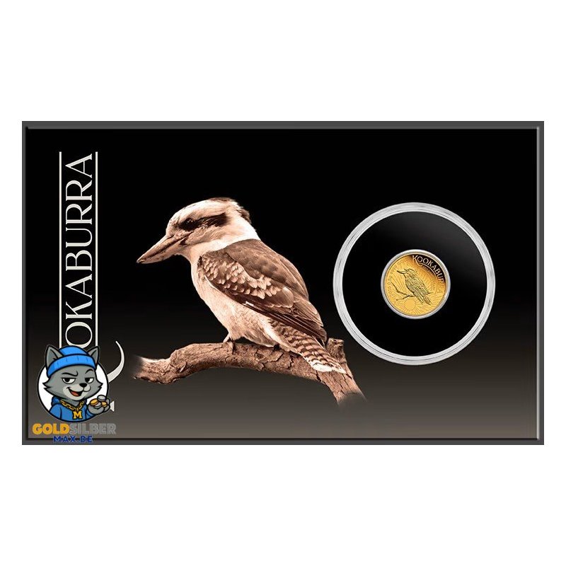 0,5 g Goldmünze Kookaburra PP 2025 im Blister