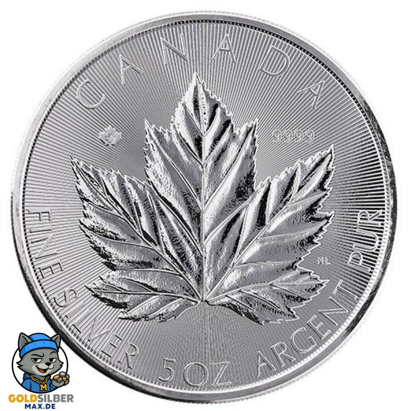 5 Unzen Silber Maple Leaf 2026