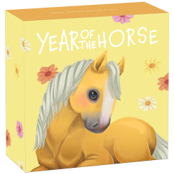 1/2 Unze Silber Baby Pferd Horse Perth Mint PP