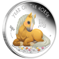 1/2 Unze Silber Baby Pferd Horse Perth Mint PP